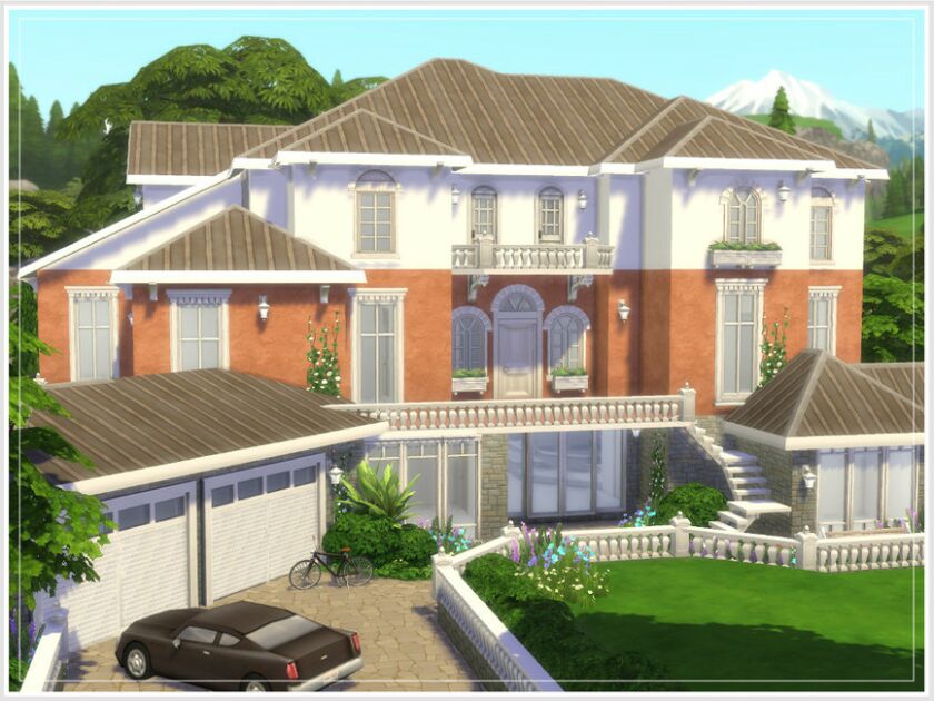 sims 4 cc hugos mansion empty shell no cc by philo 2