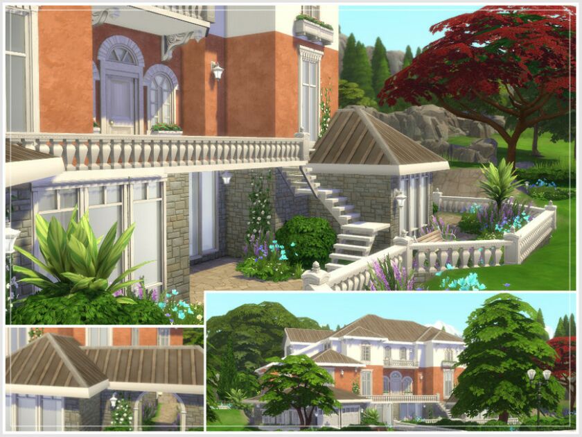 sims 4 cc hugos mansion empty shell no cc by philo 3