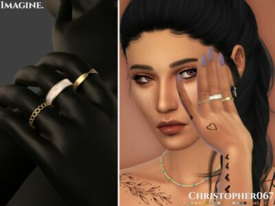 Imagine Rings / Christopher067 Sims 4 CC