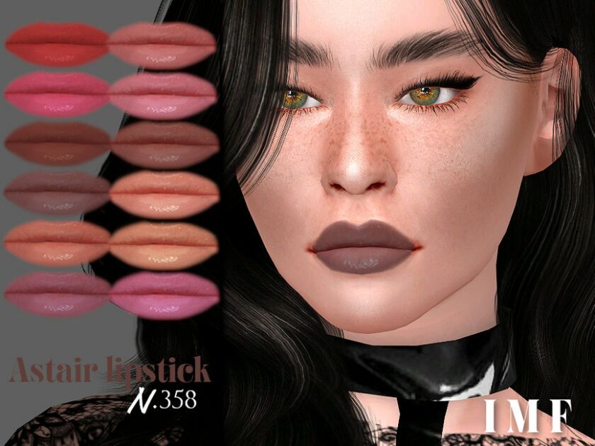 IMF Astair Lipstick N.358 By Izziemcfire Sims 4 CC