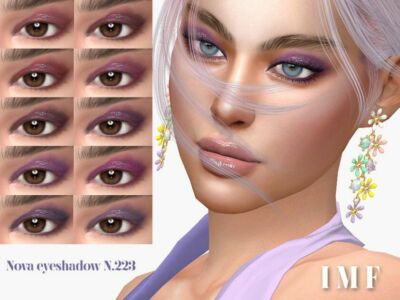 IMF Nova Eyeshadow N.223 By Izziemcfire Sims 4 CC