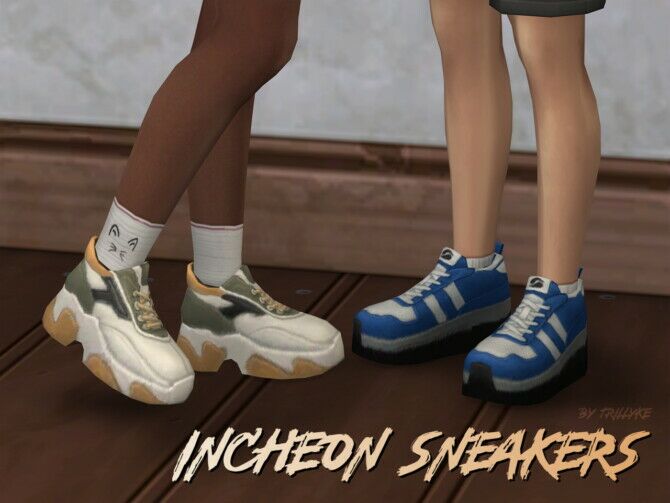 Incheon Sneakers Revamp By Trillyke Sims 4 CC