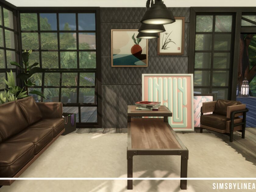 sims 4 cc industrial container home by simsbylinea 5