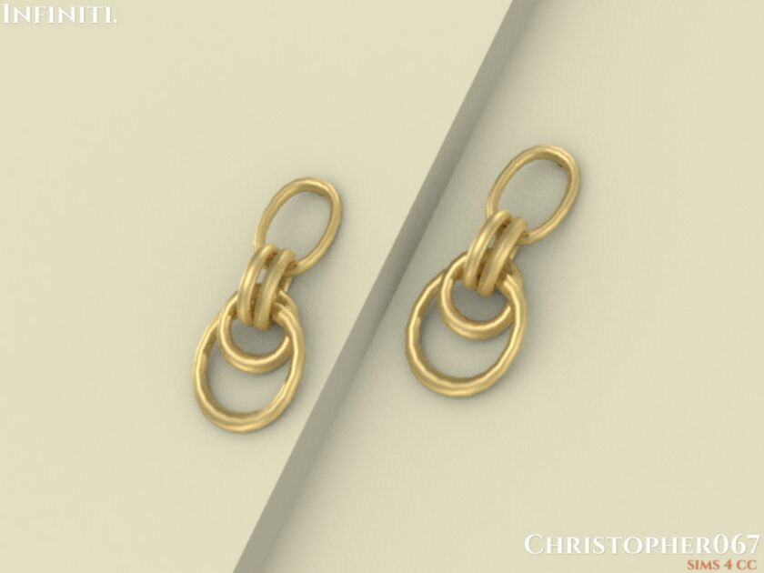 sims 4 cc infiniti earrings christopher067 by christopher067 3