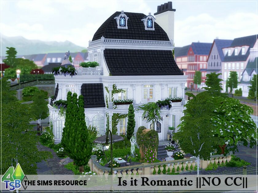 sims 4 cc is it romantic no cc by bozena 2