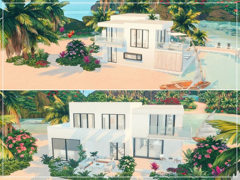 sims 4 cc island villa gallery 2