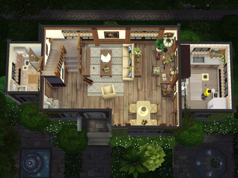 sims 4 cc ivy cottage no cc by flubs79 7