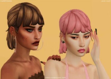 Jane Hair Sims 4 CC