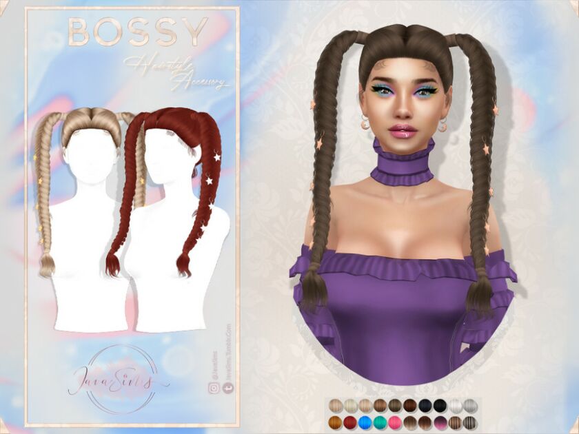 Bossy (Braid Accessories) By Javasims Sims 4 CC