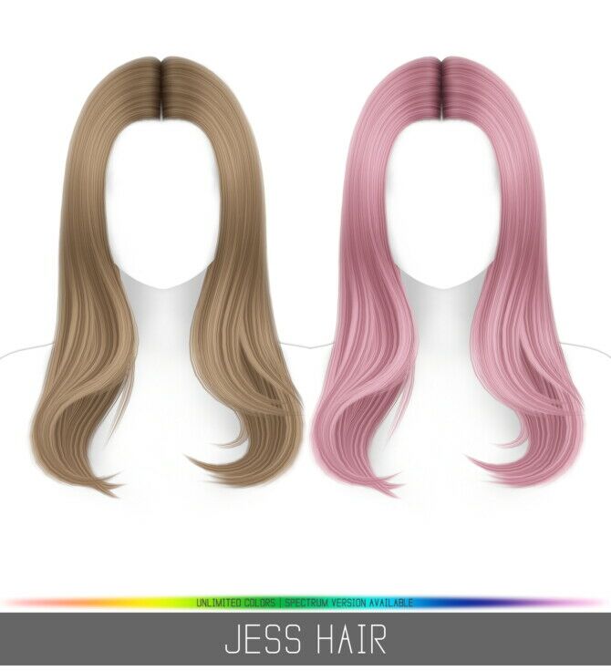 Jess Hair By Simpliciaty Sims 4 CC