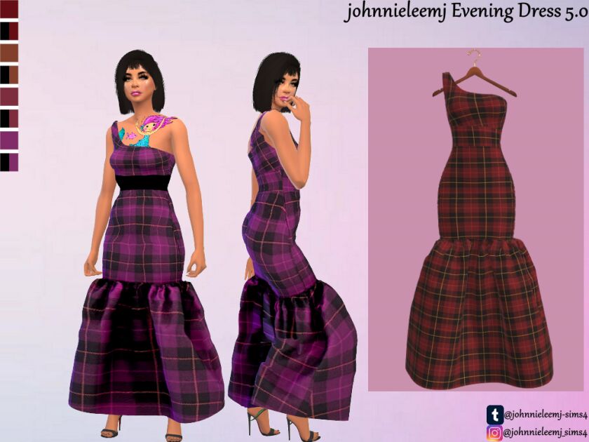 sims 4 cc johnnieleemj evening dress 5 by johnnieleemj 2