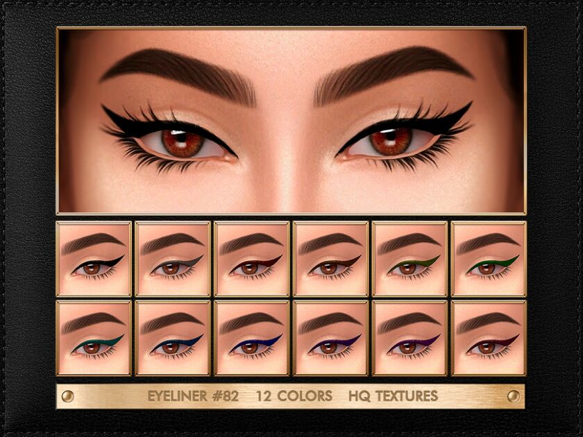 Jul_Haos Eyeliner #82 Sims 4 CC