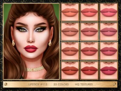 Jul_Haos [Cosmetics] Lipstick #113 Sims 4 CC