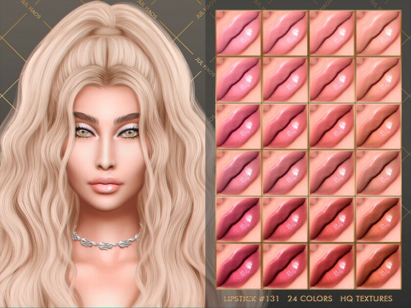 Jul_Haos [Cosmetics] Lipstick #131 Sims 4 CC