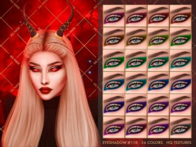 Jul_Haos [Cosmetics] Eyeshadow #118 Sims 4 CC