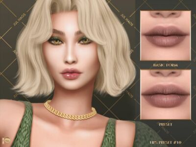 Jul_Haos [Cosmetics] Lips Preset #10 Sims 4 CC