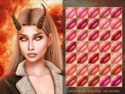 Jul_Haos Lipstick #126 Sims 4 CC