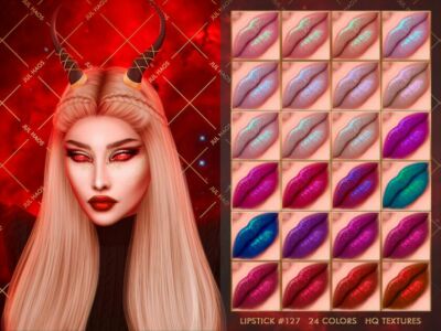 Jul_Haos [Cosmetics] Lipstick #127 Sims 4 CC