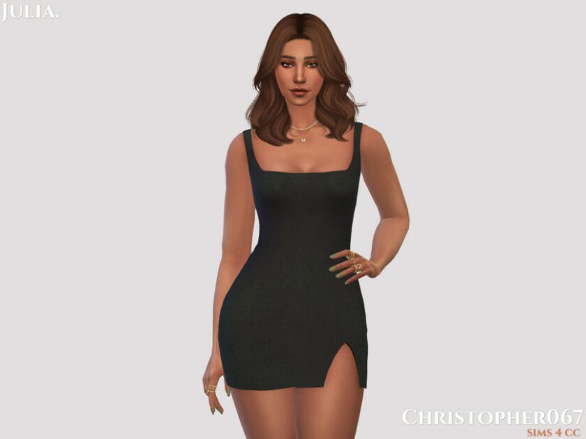 sims 4 cc julia dress christopher067 by christopher067 3