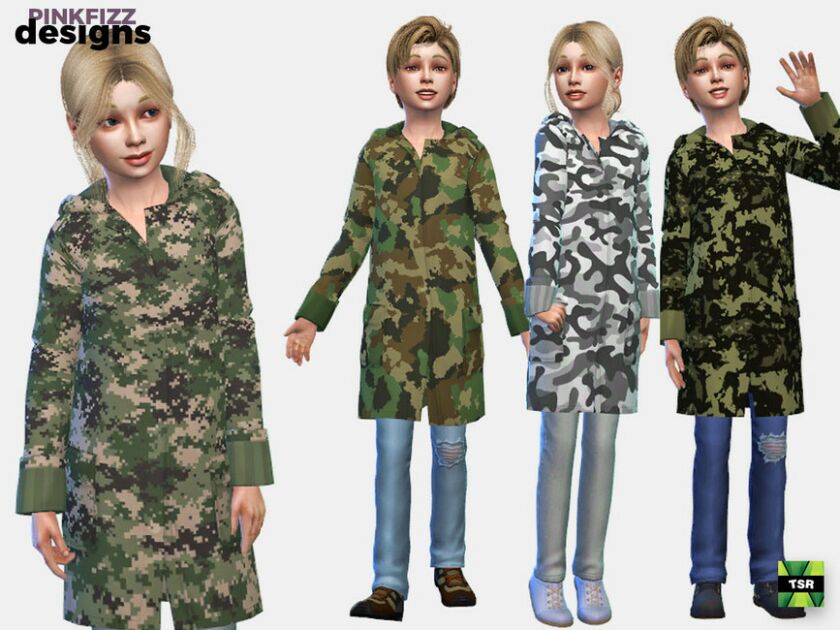 sims 4 cc junior camo coat by pinkfizzzzz 2