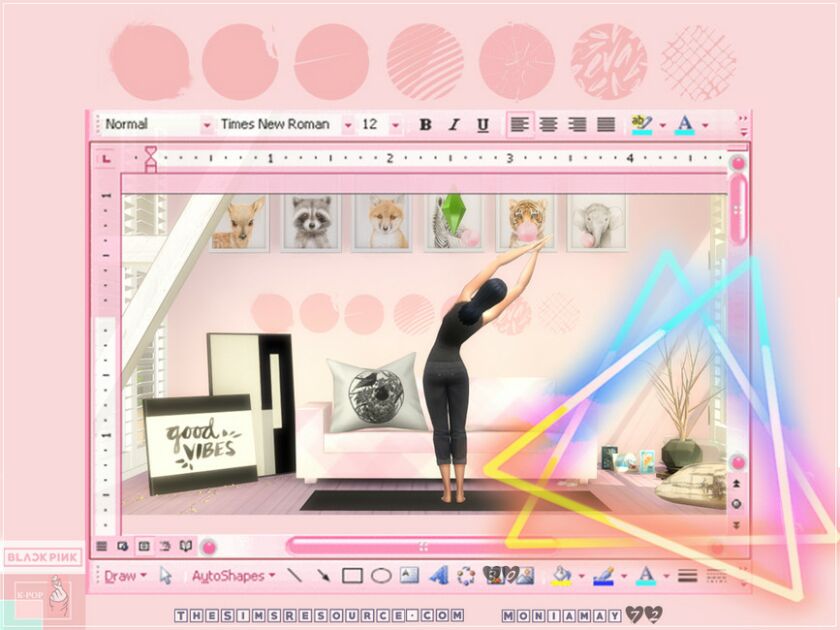 sims 4 cc k pop wallpapers ideas set by moniamay72 3