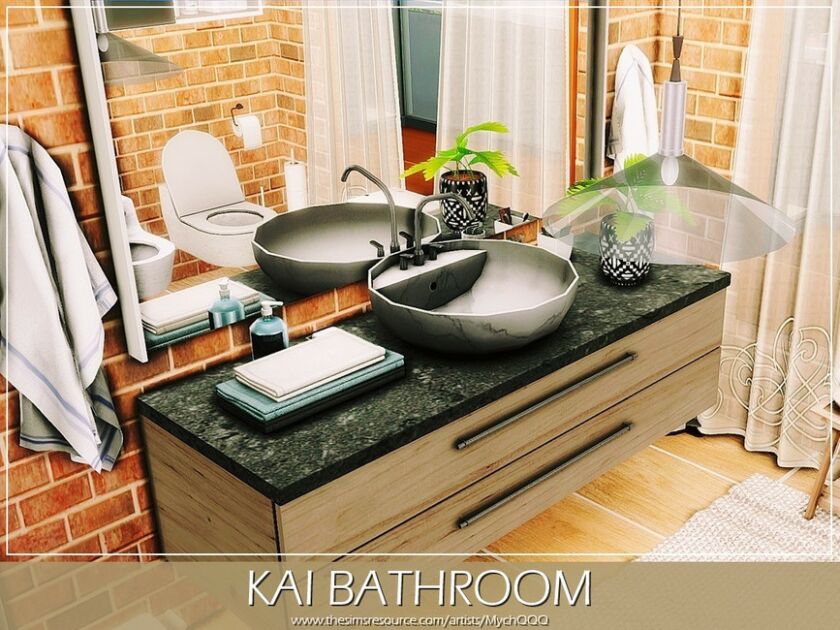 sims 4 cc kai bathroom by mychqqq 2