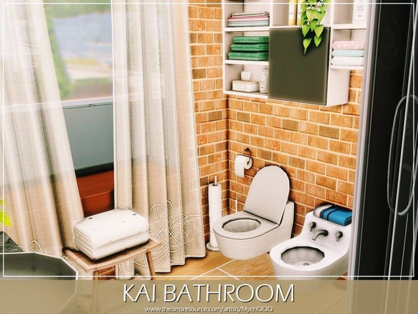 sims 4 cc kai bathroom by mychqqq 3