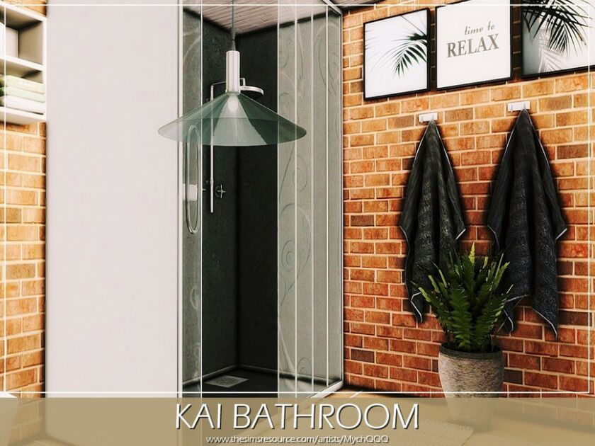 sims 4 cc kai bathroom by mychqqq 4