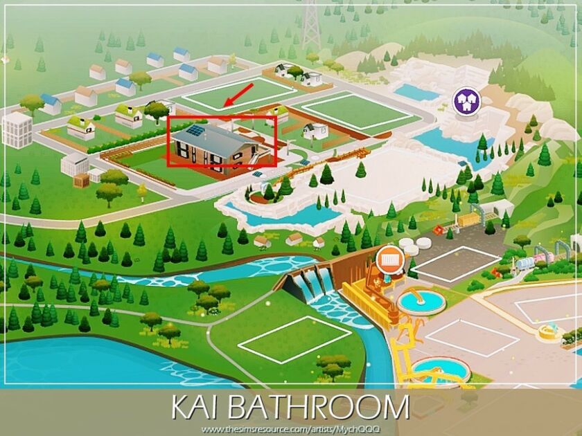 sims 4 cc kai bathroom by mychqqq 6