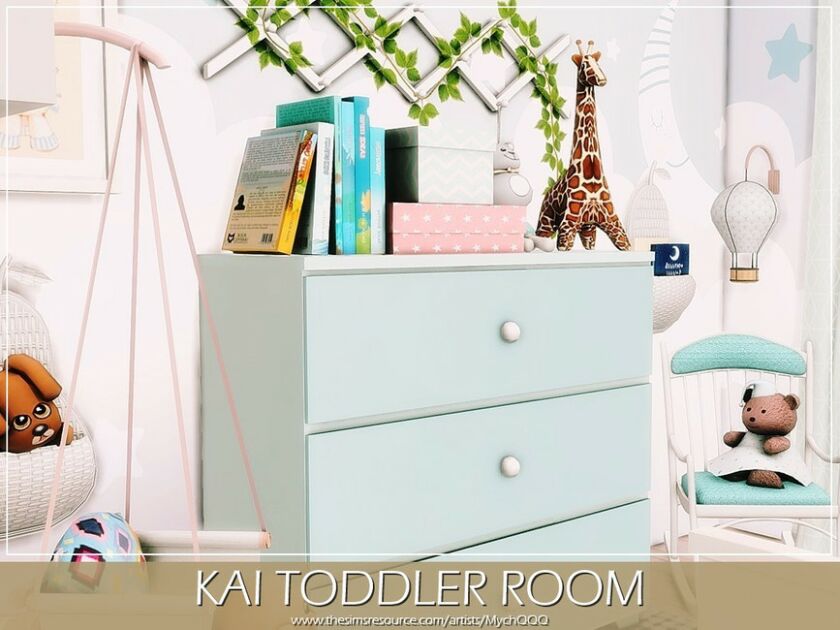 sims 4 cc kai toddler room by mychqqq 5