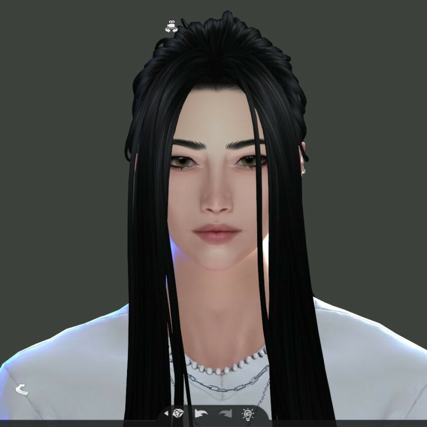 sims 4 cc kain hair 2