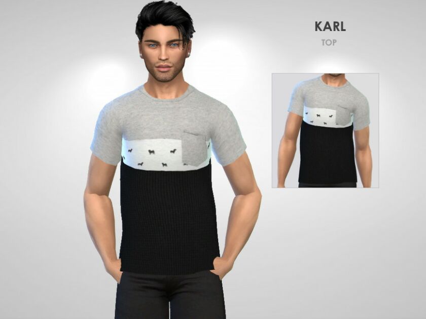 Karl TOP By Puresim Sims 4 CC