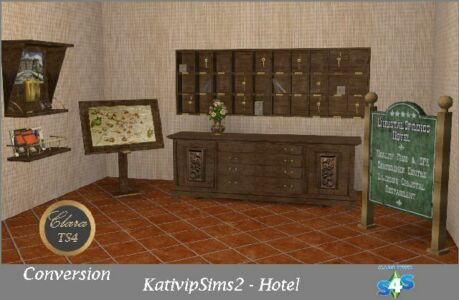 Katvipsims2 Hotel Furniture Conversions By Clara Sims 4 CC