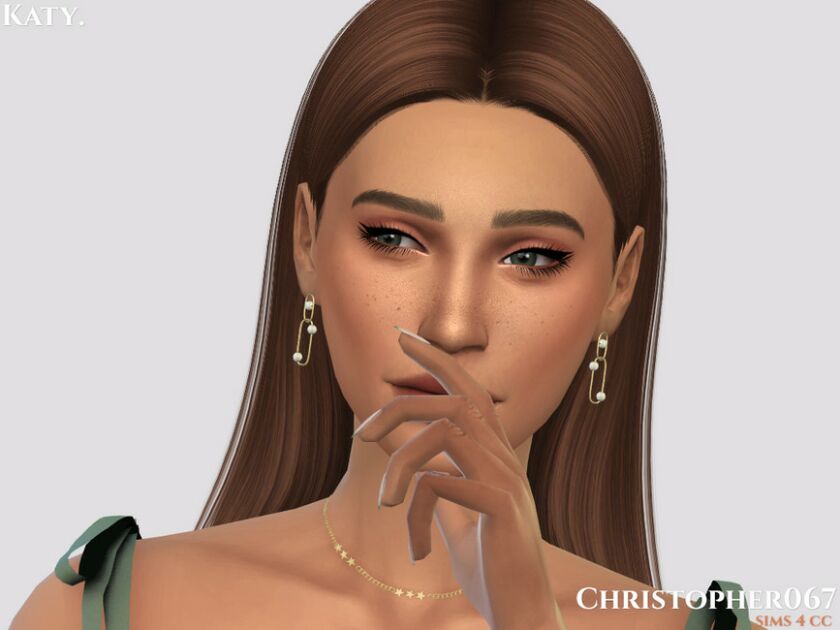 sims 4 cc katy earrings by christopher067 2