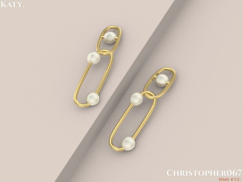 sims 4 cc katy earrings by christopher067 3