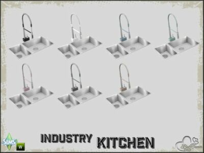 Kitchen Industry Sink By Buffsumm Sims 4 CC