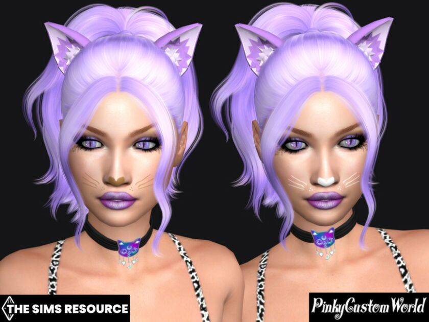 sims 4 cc kitty cat face v1 naturals by pinkycustomworld 2