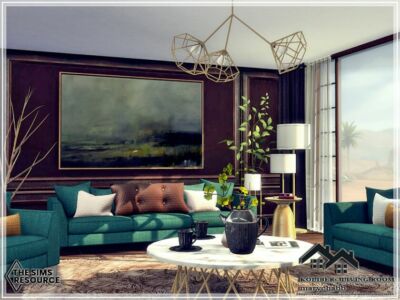 Koliber – Living Room By Marychabb Sims 4 CC