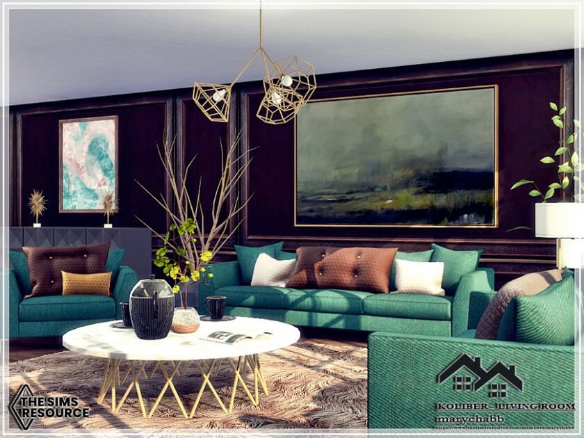 sims 4 cc koliber living room by marychabb 2