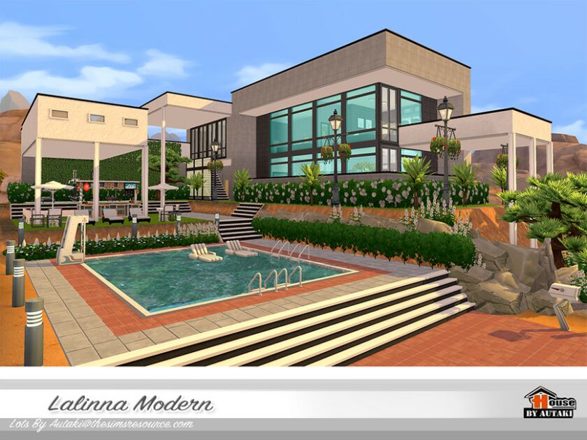 sims 4 cc lalinna modern nocc by autaki 4