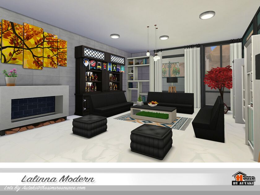 sims 4 cc lalinna modern nocc by autaki 5