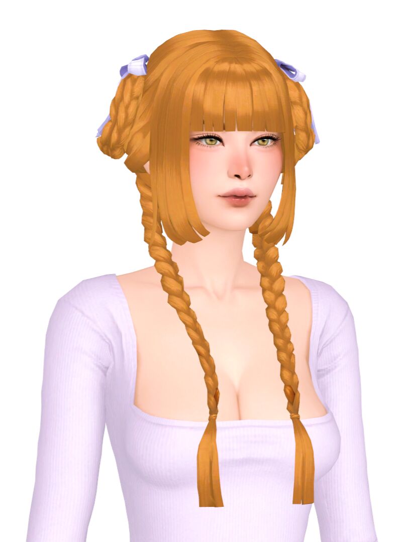 sims 4 cc las time was buns buns buns so now heres 6