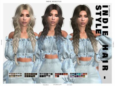 Leahlillith Indie Hairstyle Sims 4 CC