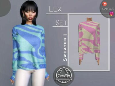 LEX Sweaters I By Camuflaje Sims 4 CC