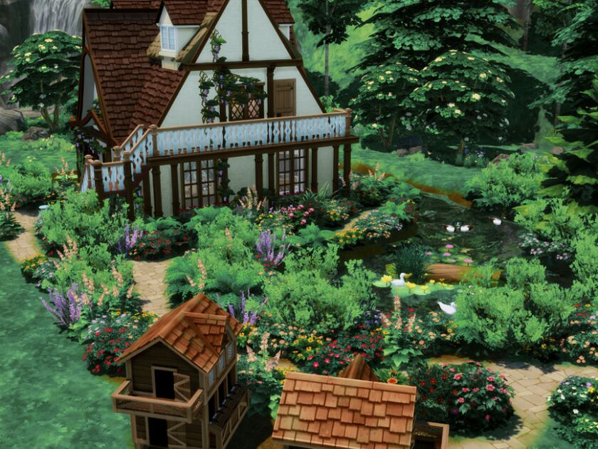 sims 4 cc lilcottage no cc by genkaiharetsu 4