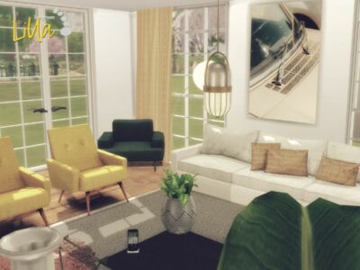 Lilla Livingroom By Genkaiharetsu Sims 4 CC