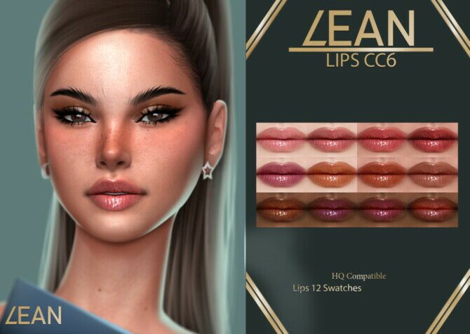 Lips CC6 By Lean Sims 4 CC