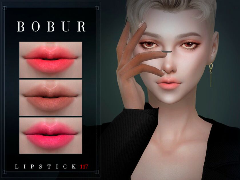 Lipstick 117 By Bobur3 Sims 4 CC