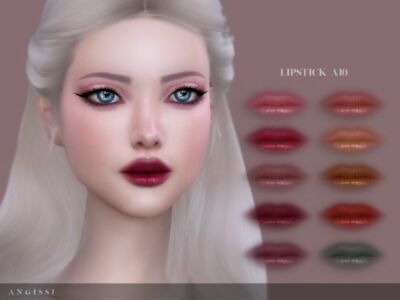 Lipstick – A10 By Angissi Sims 4 CC