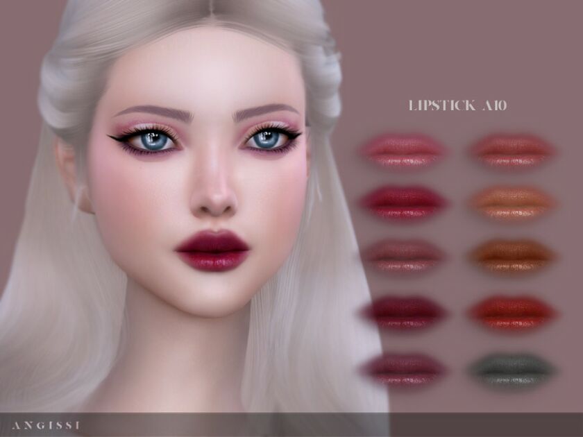 Lipstick – A10 By Angissi Sims 4 CC